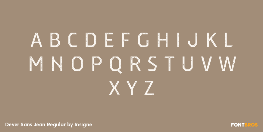 Dever Sans Jean Regular Font Poster #3