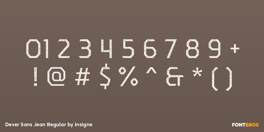 Dever Sans Jean Regular Font Poster #4