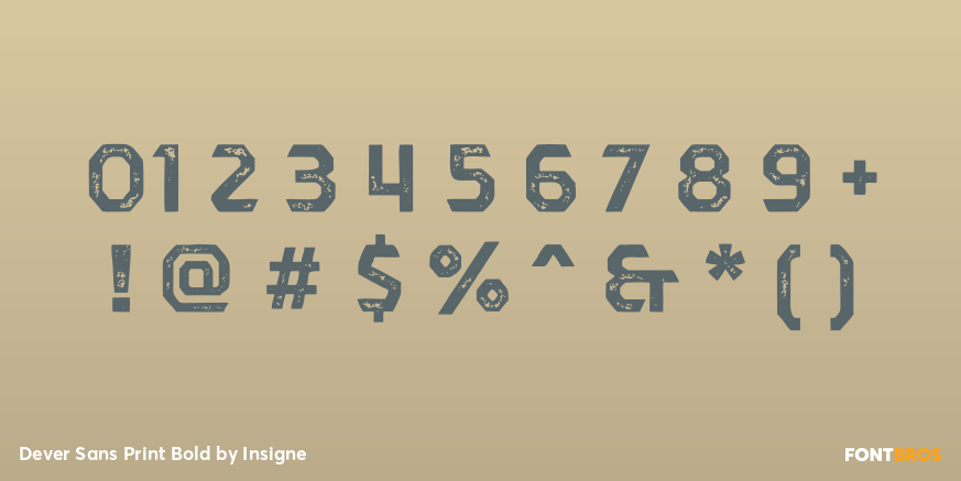 Dever Sans Print Bold Font Poster #4