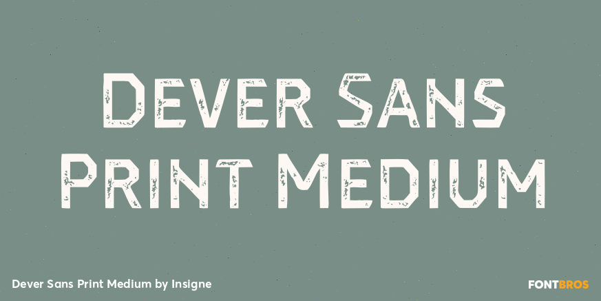 Dever Sans Print Medium Poster