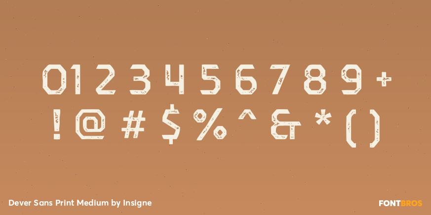 Dever Sans Print Medium Font Poster #4