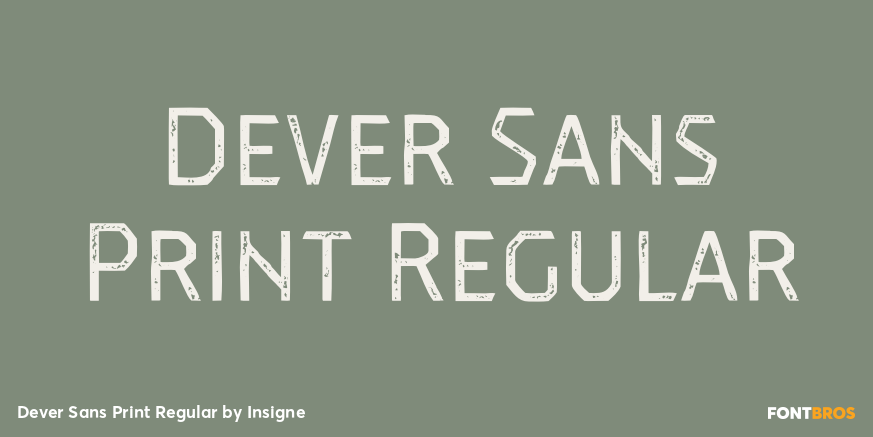 Dever Sans Print Regular Poster