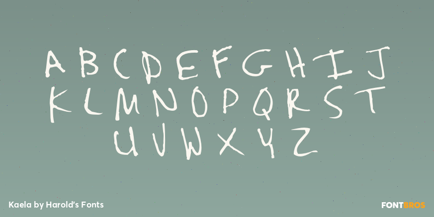 Kaela Font Poster #2