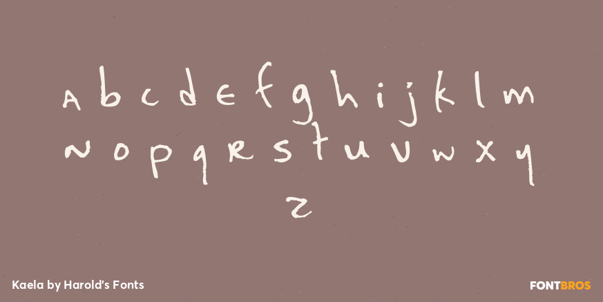Kaela Font Poster #3