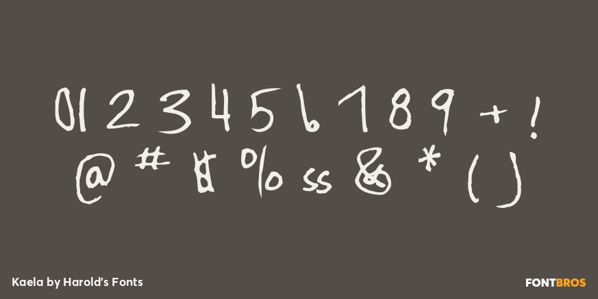 Kaela Font Poster #4