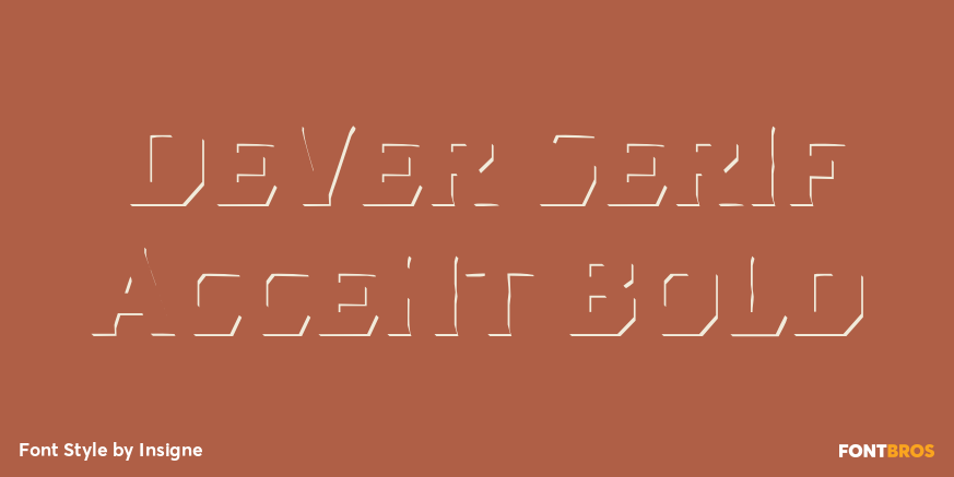 Dever Serif Accent Bold Poster