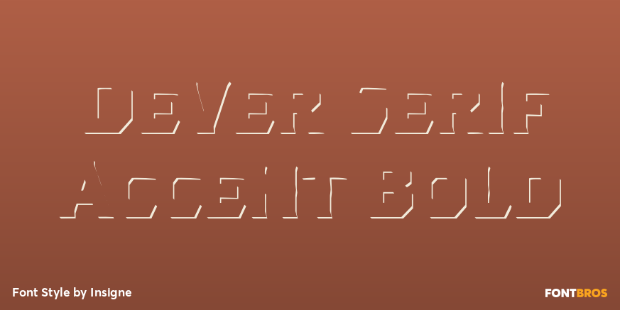 Dever Serif Accent Bold Poster