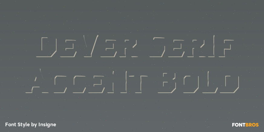 Dever Serif Accent Bold Poster