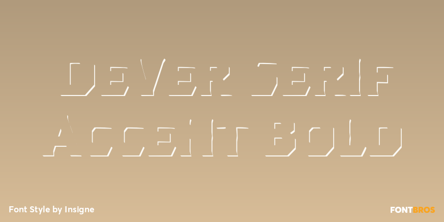 Dever Serif Accent Bold Poster