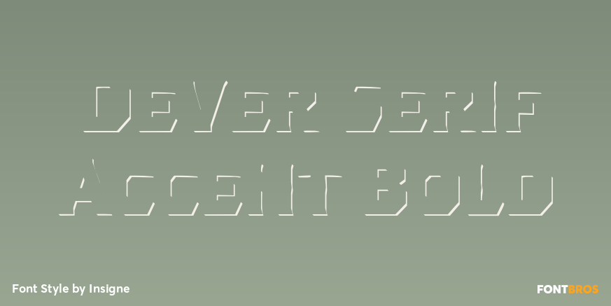 Dever Serif Accent Bold Poster