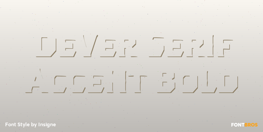 Dever Serif Accent Bold Poster