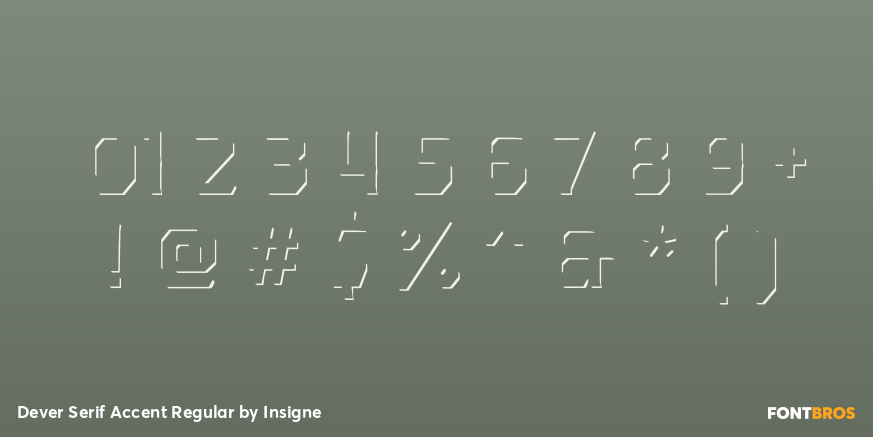 Dever Serif Accent Regular Font Poster #4