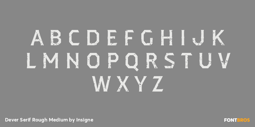 Dever Serif Rough Medium Font Poster #2