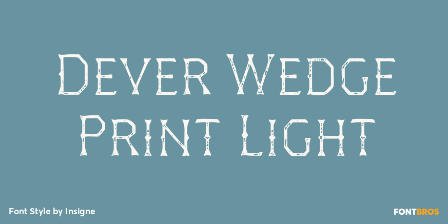 Dever Wedge Print Light Poster
