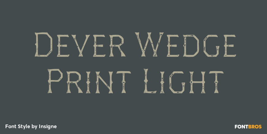 Dever Wedge Print Light Poster