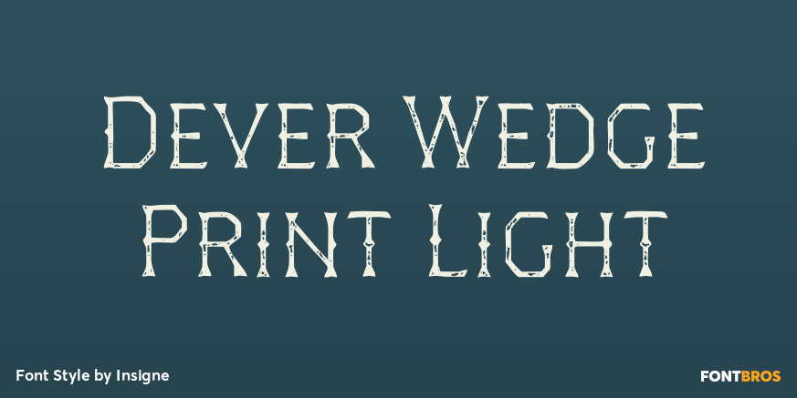 Dever Wedge Print Light Poster