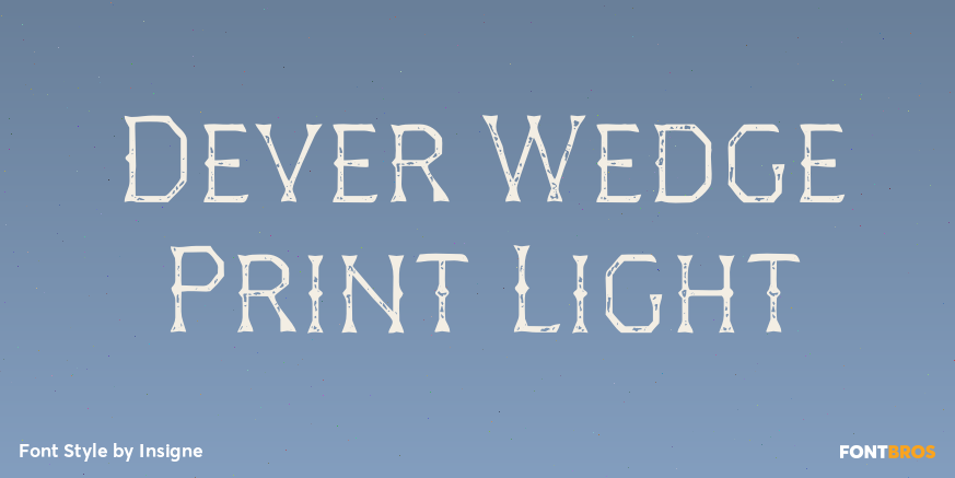 Dever Wedge Print Light Poster