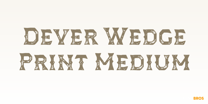 Dever Wedge Print Medium Poster