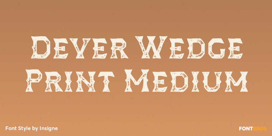 Dever Wedge Print Medium Poster