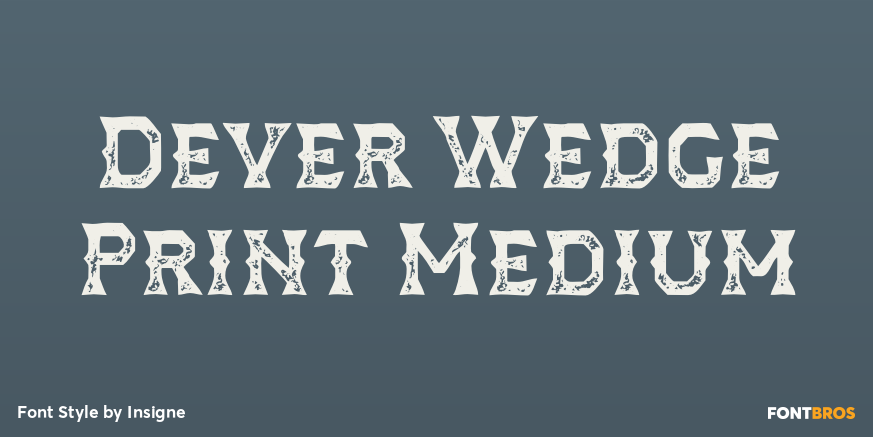 Dever Wedge Print Medium Poster