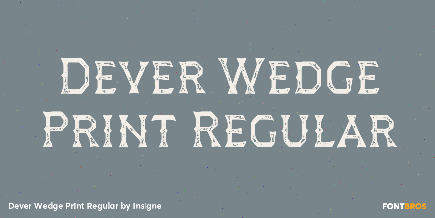 Dever Wedge Print Regular Poster