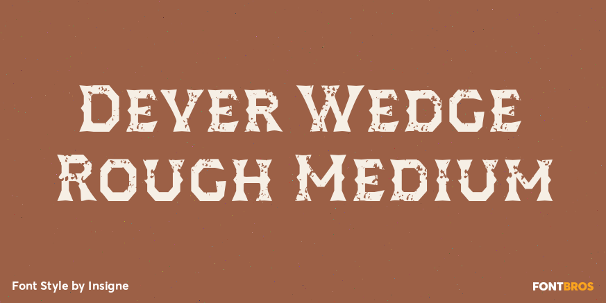 Dever Wedge Rough Medium Poster