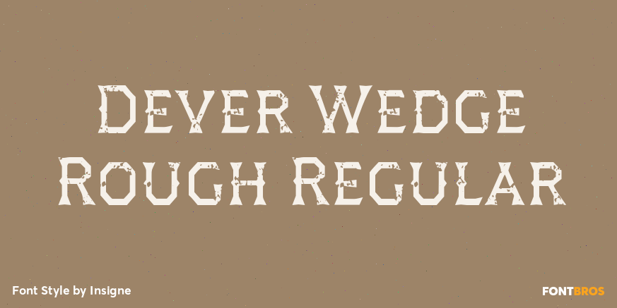 Dever Wedge Rough Regular Poster