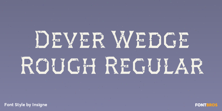 Dever Wedge Rough Regular Poster