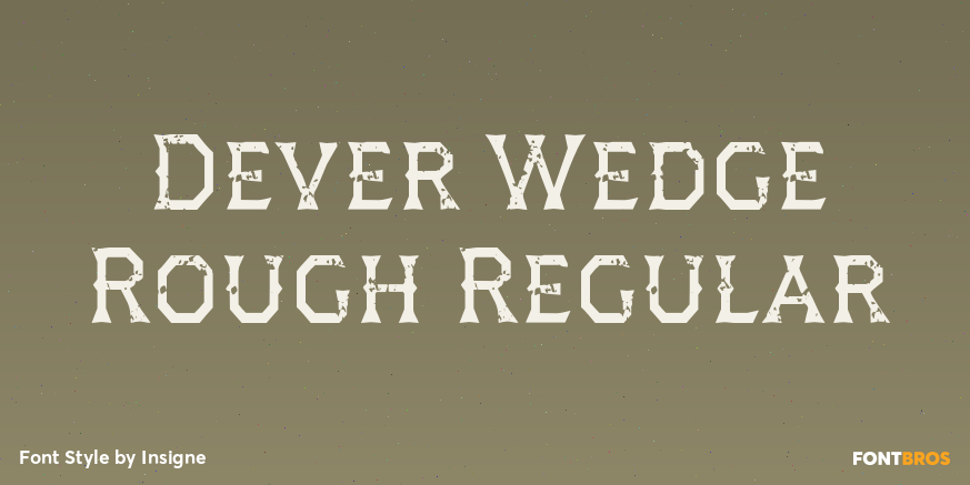 Dever Wedge Rough Regular Poster