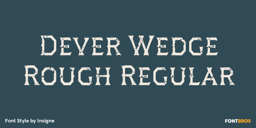 Dever Wedge Rough Regular Poster