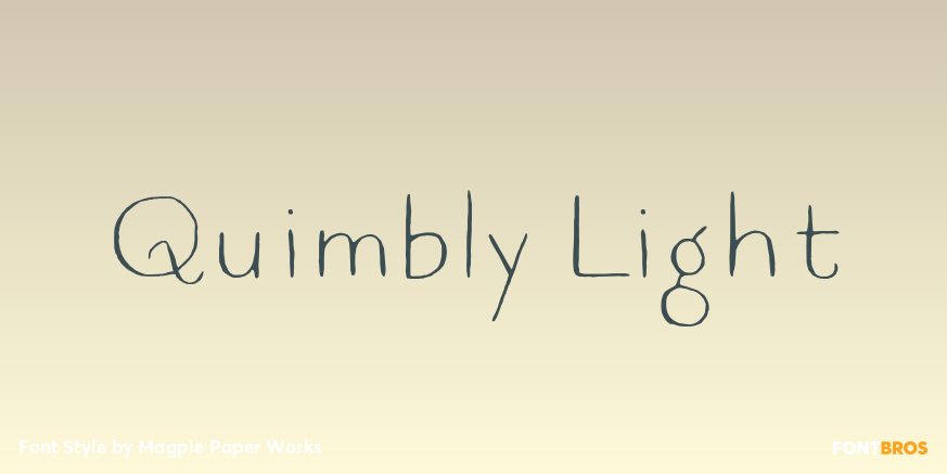 Quimbly Light Poster