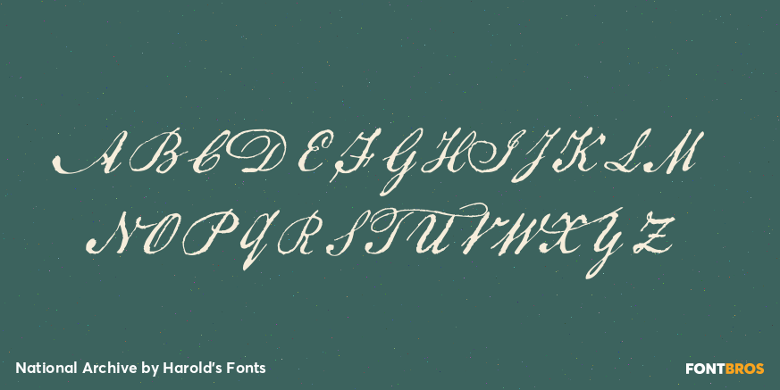 National Archive Font Poster #2