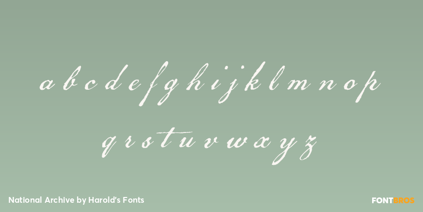 National Archive Font Poster #1
