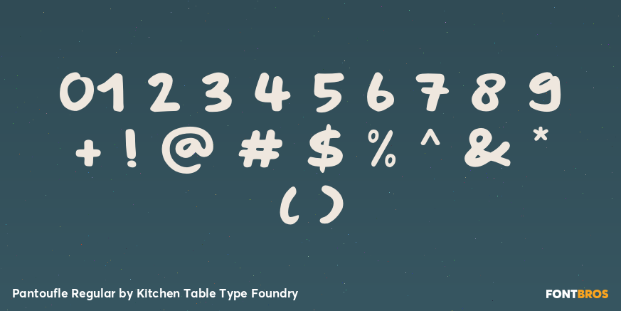 Pantoufle Regular Font Poster #4