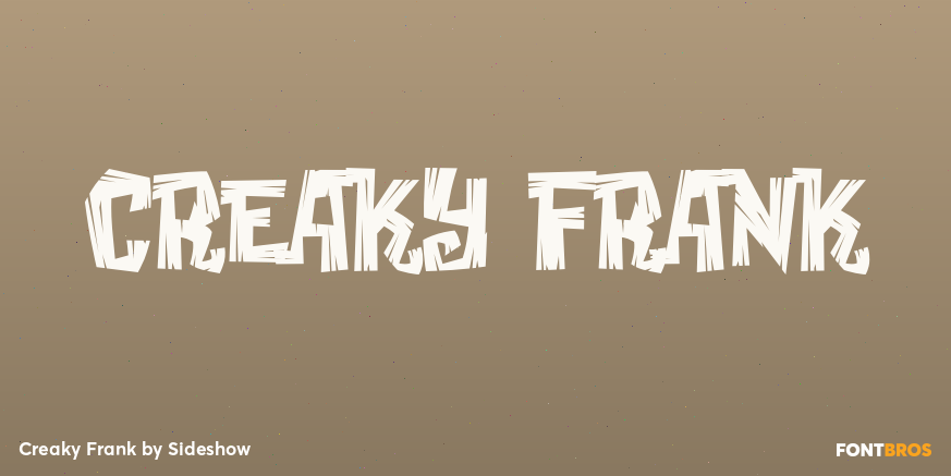 Creaky Frank Font Poster #1