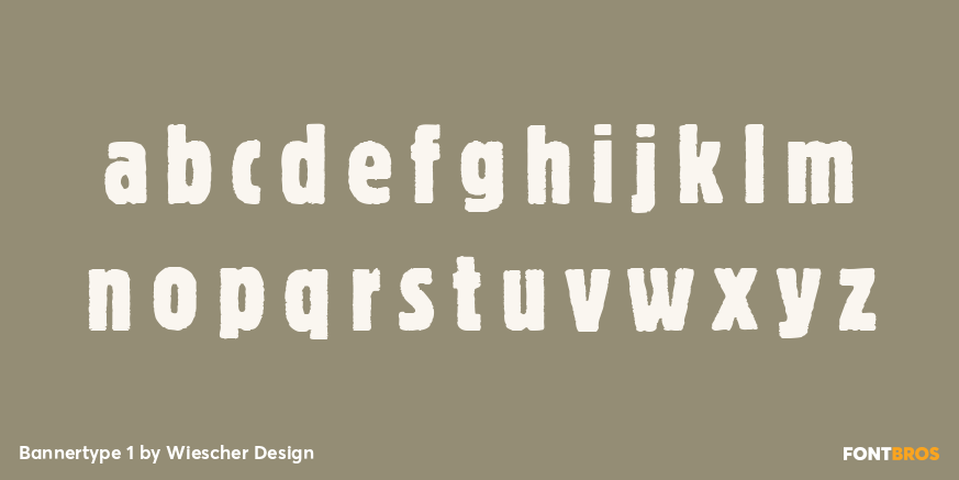 Bannertype 1 Font Poster #3