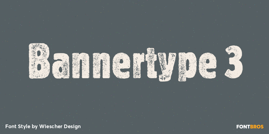 Bannertype 3 Font Poster #1