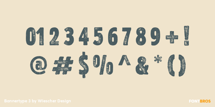 Bannertype 3 Font Poster #4