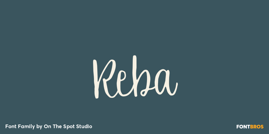 Reba Font Family