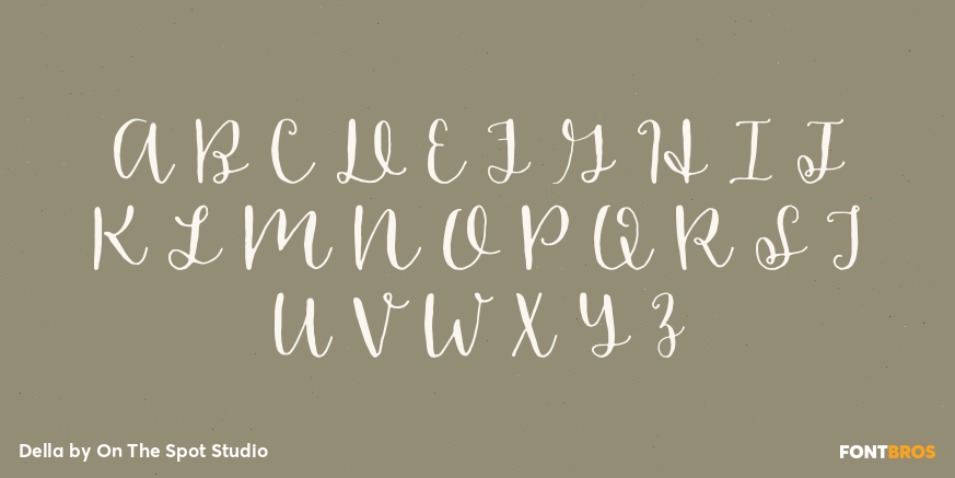 Della Font Poster #1