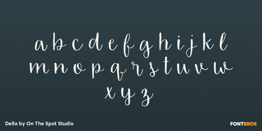Della Font Poster #1