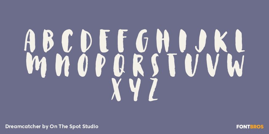 Dreamcatcher Font Poster #2