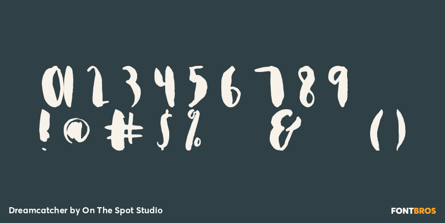 Dreamcatcher Font Poster #4
