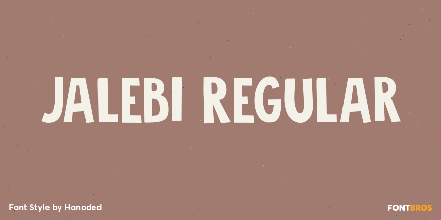 Jalebi Regular Font Poster #1