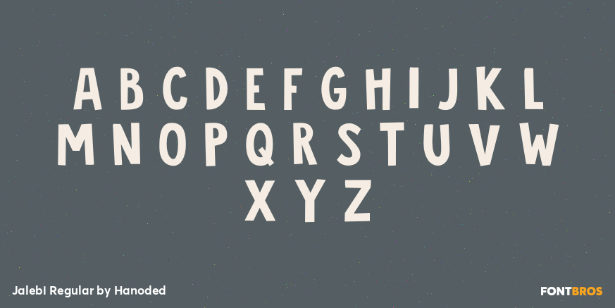 Jalebi Regular Font Poster #3