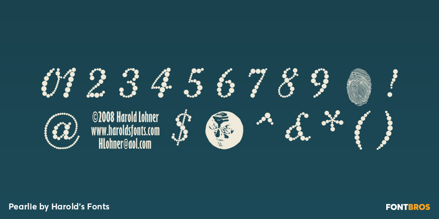 Pearlie Font Poster #4