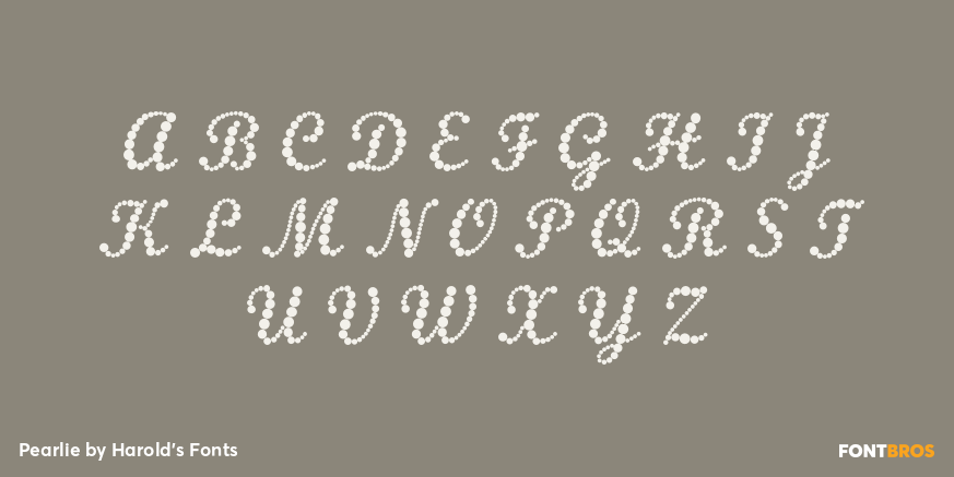 Pearlie Font Poster #1