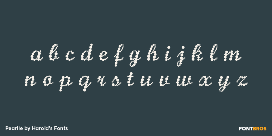 Pearlie Font Poster #1