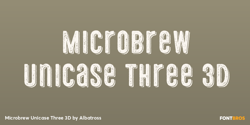 Microbrew Unicase Three 3D Poster