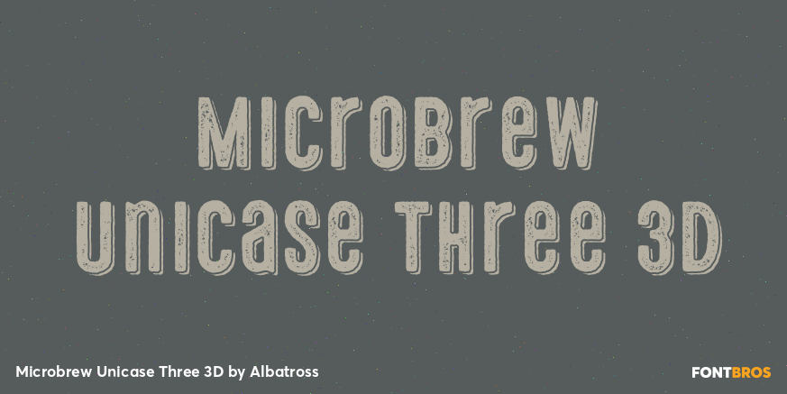 Microbrew Unicase Three 3D Poster